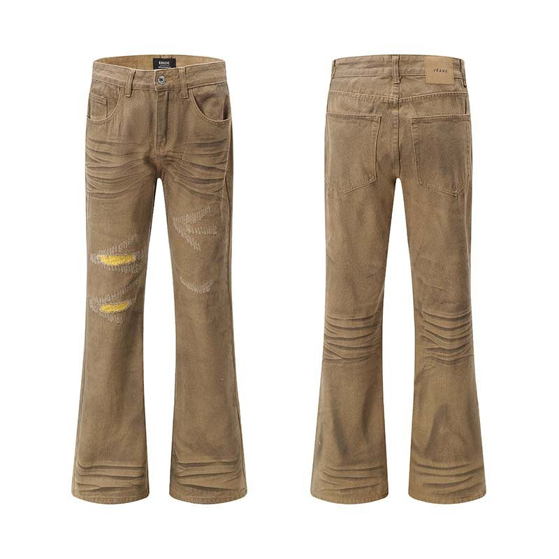 Flared Jeans Loose Straight leg Pants