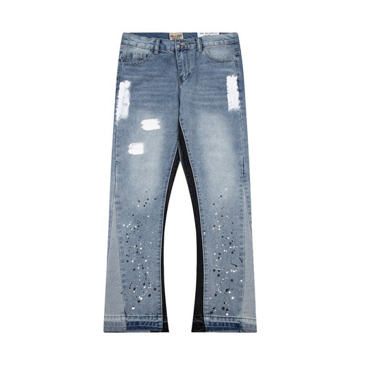 Men's Casual Washed Jeans