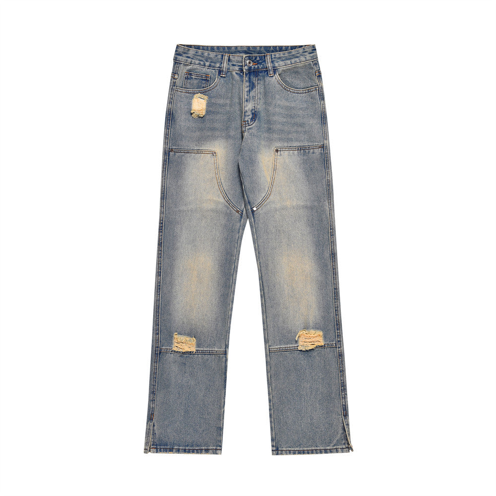 Retro Fashion And Personalized Jeans For Men
