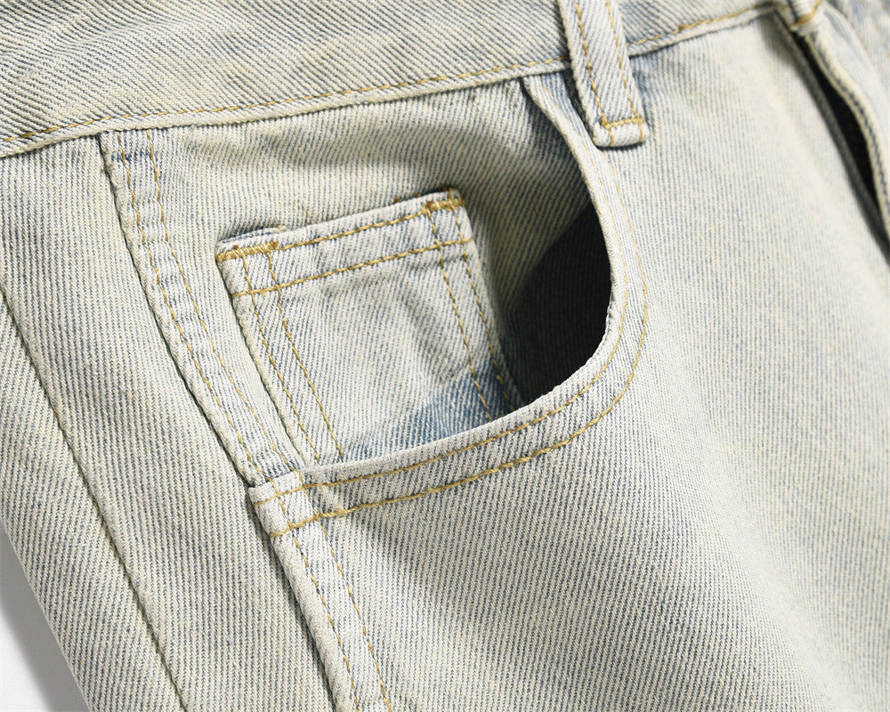 Vintage Yellow Jeans flared
