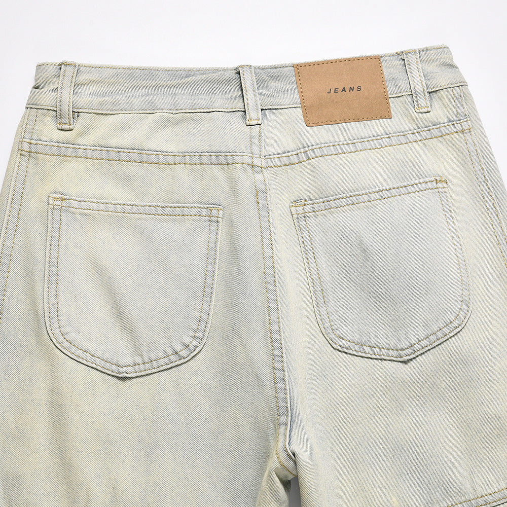 Vintage Yellow Jeans flared