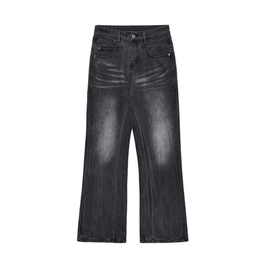 Bright White Jeans Straight Trousers Men