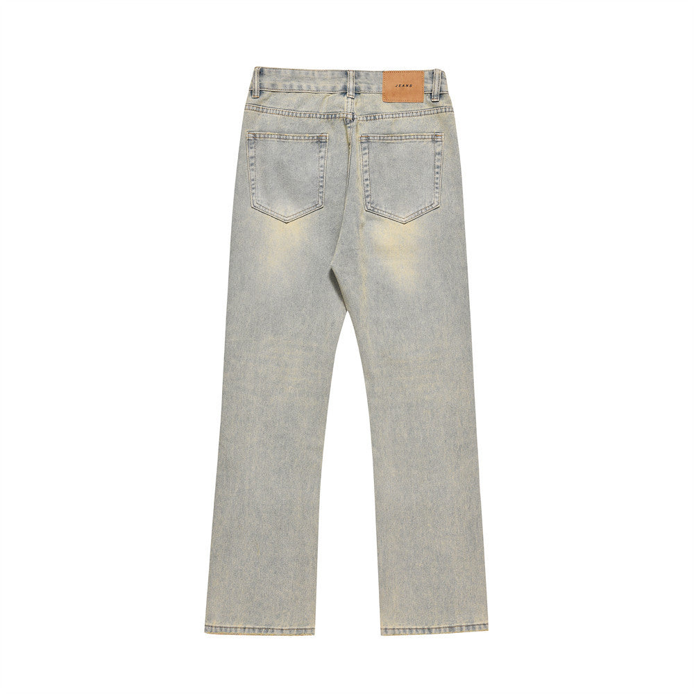 Denim Straight-leg Pants Men