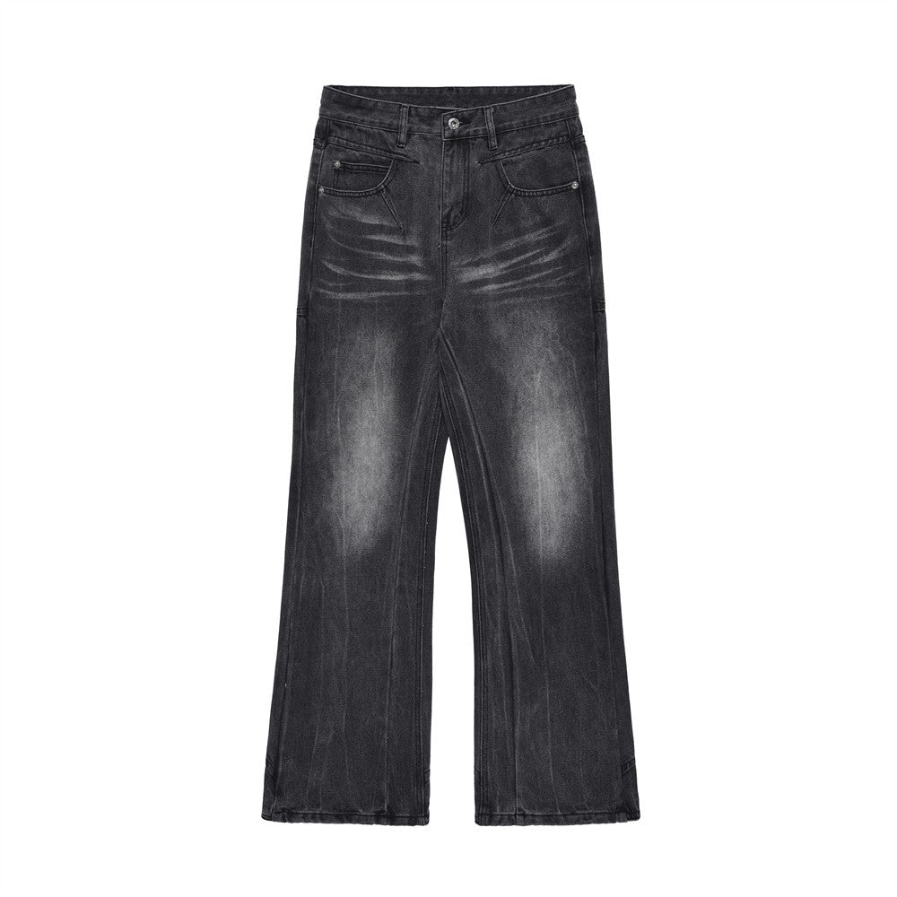 Bright White Jeans Straight Trousers Men