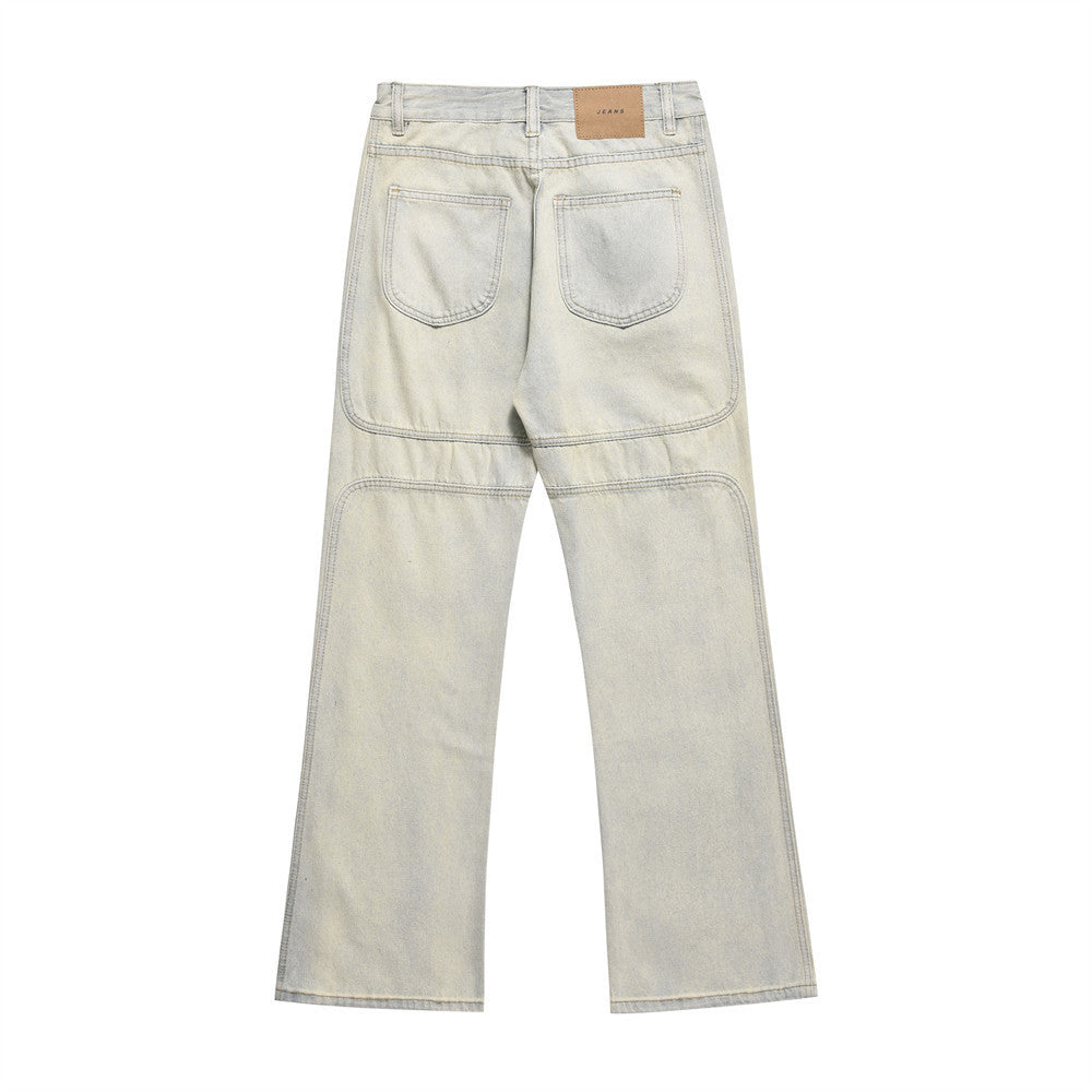 Vintage Yellow Jeans flared