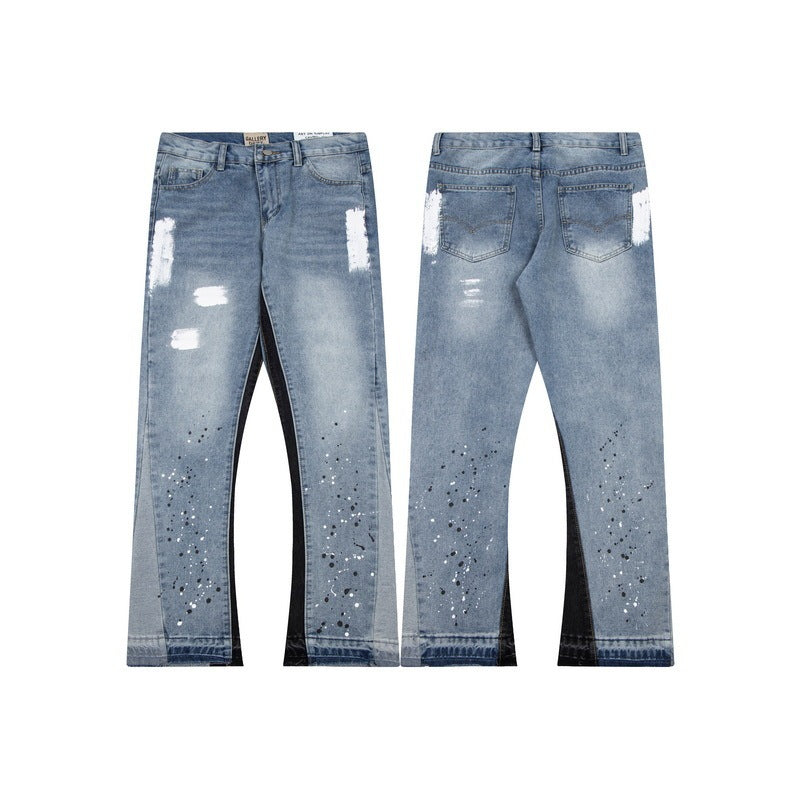 Men's Casual Washed Jeans