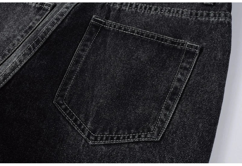 Denim jeans gray black