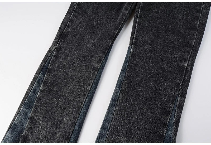 Denim jeans gray black