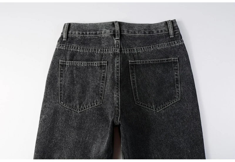 Denim jeans gray black