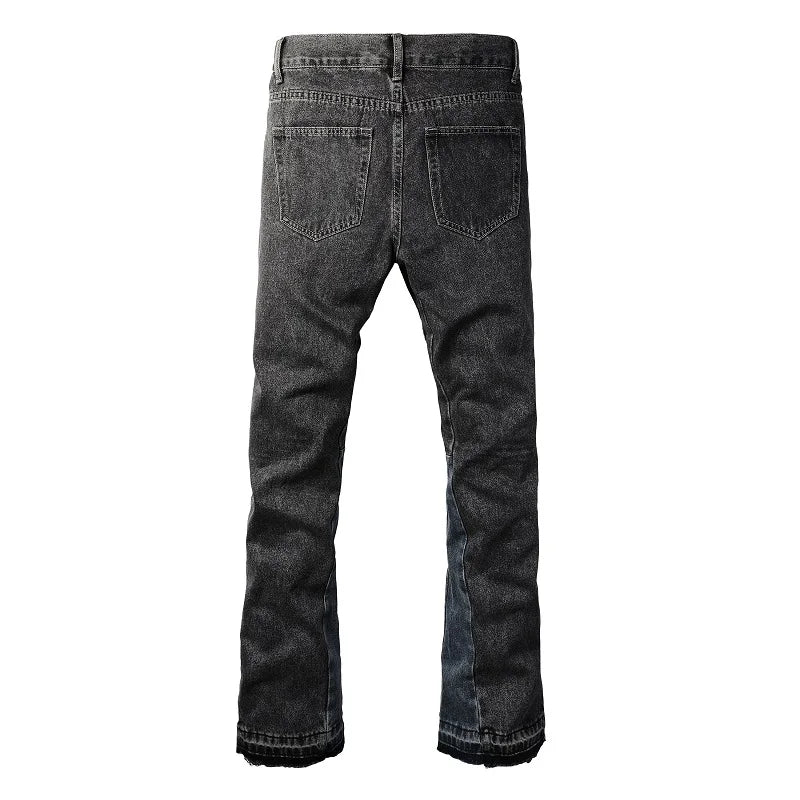 Denim jeans gray black