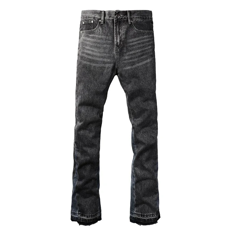 Denim jeans gray black