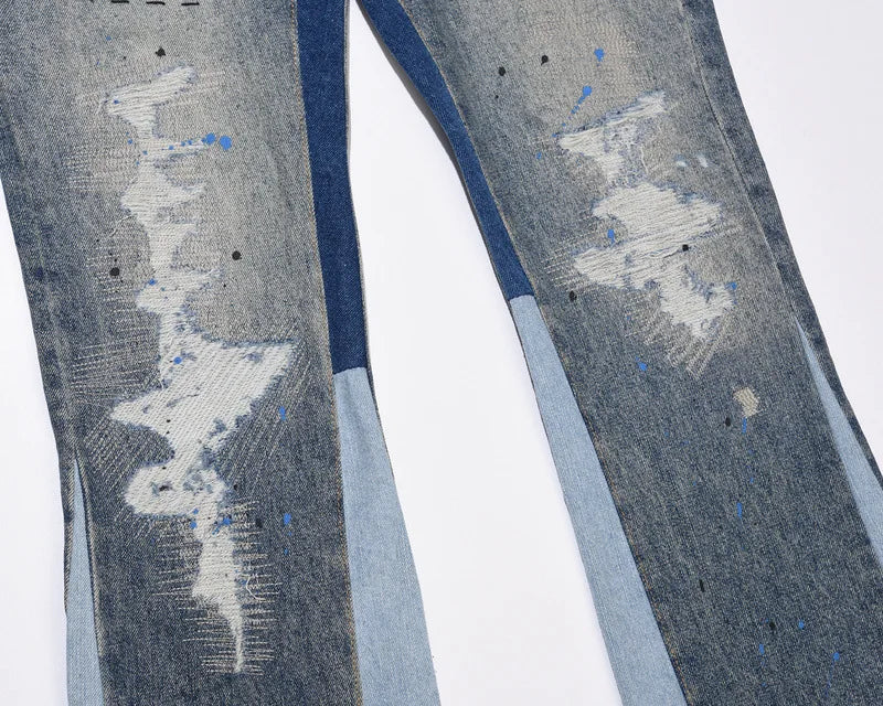 Retro Streetwear Mens Jeans