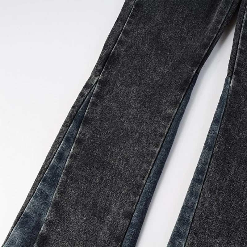 Denim jeans gray black