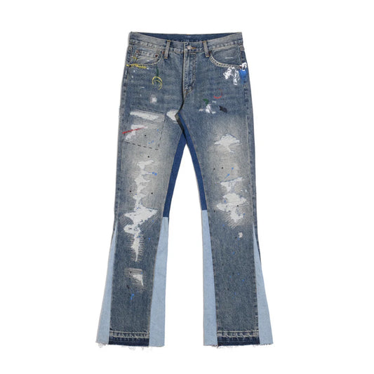 Retro Streetwear Mens Jeans