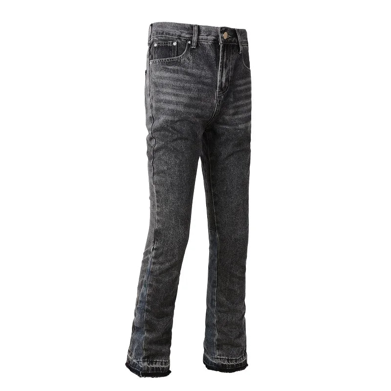 Denim jeans gray black