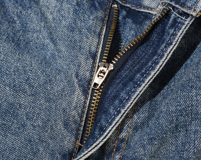 Retro Streetwear Mens Jeans