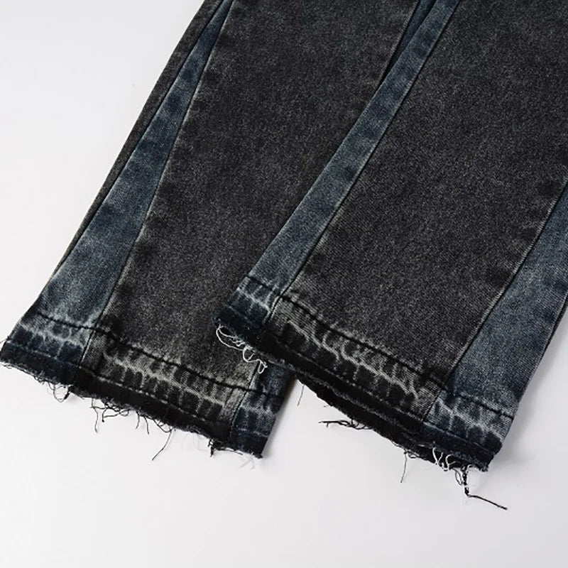 Denim jeans gray black