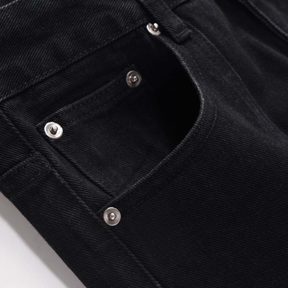 Street  Slightly Flared Denim Trousers