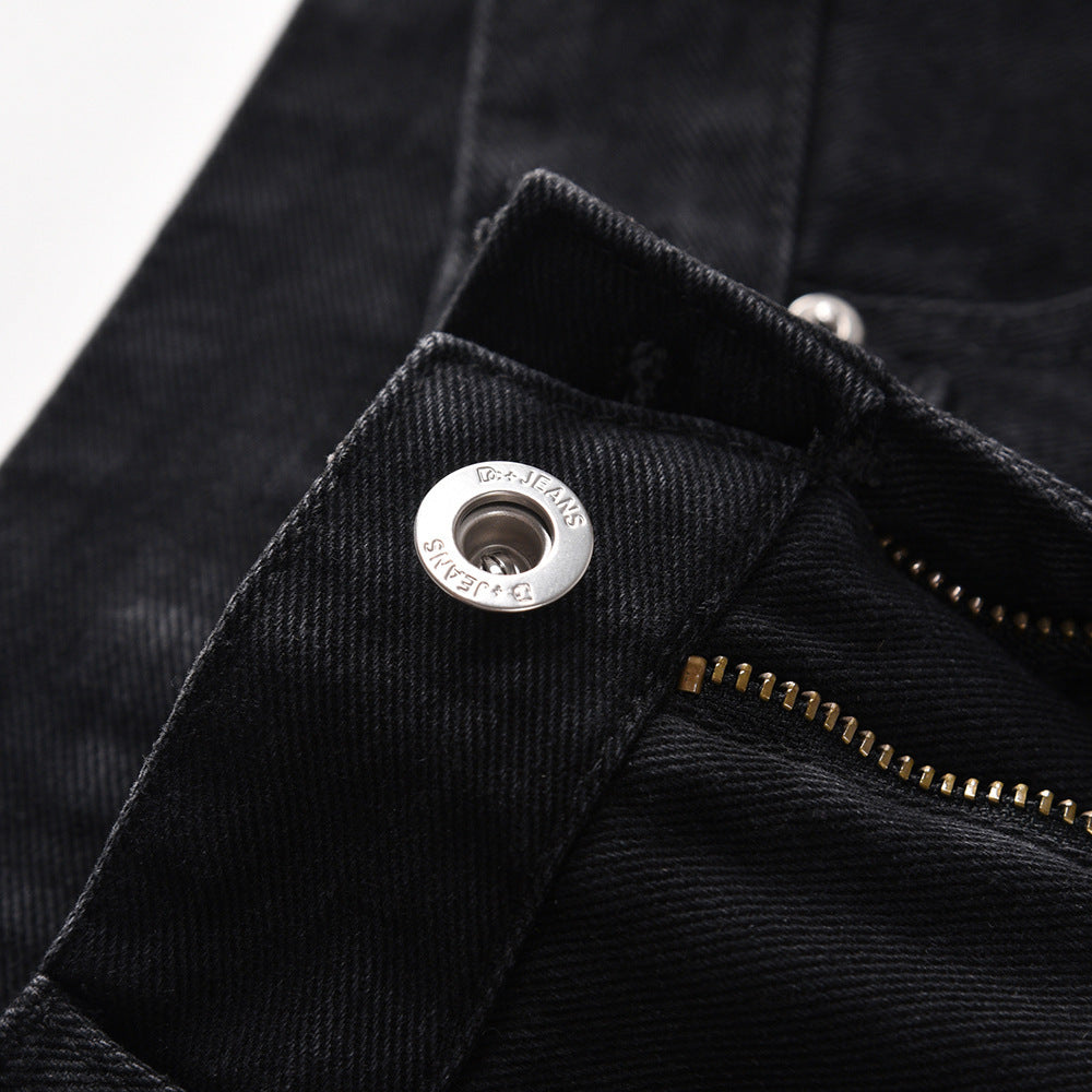 Street  Slightly Flared Denim Trousers