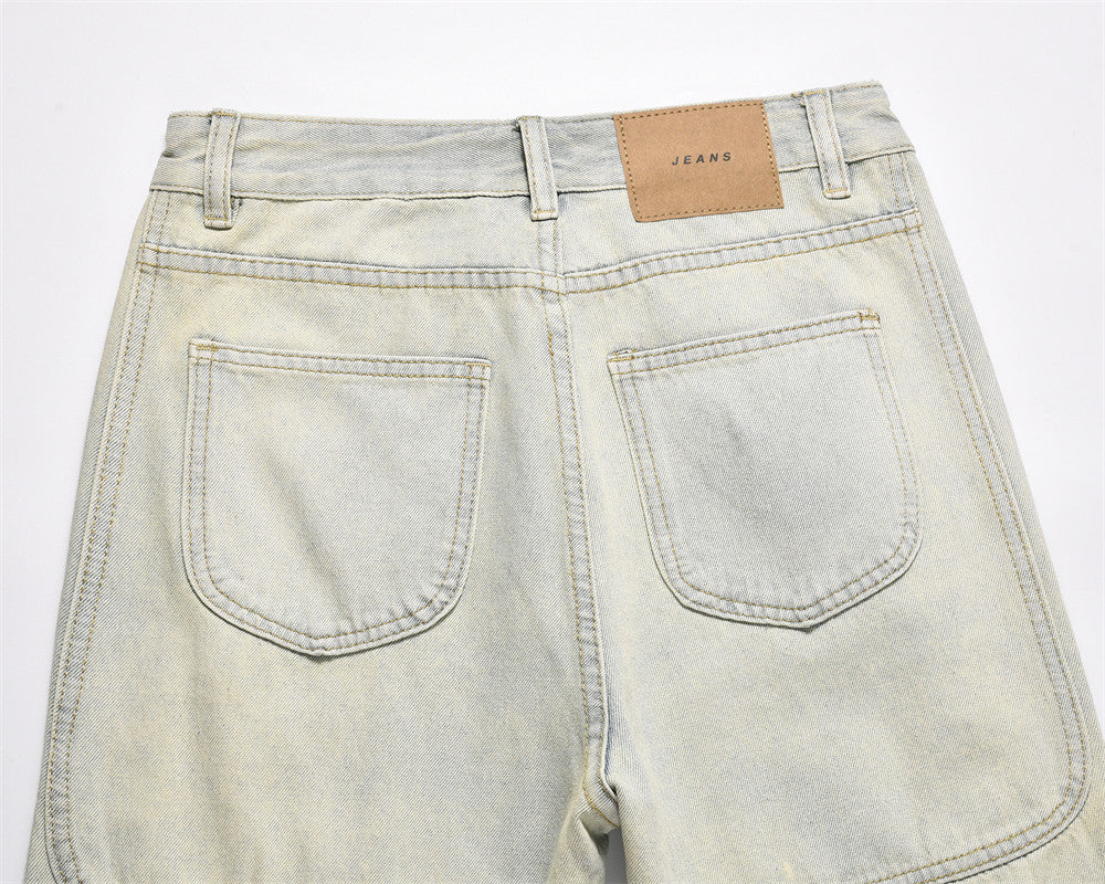 Vintage Yellow Jeans flared