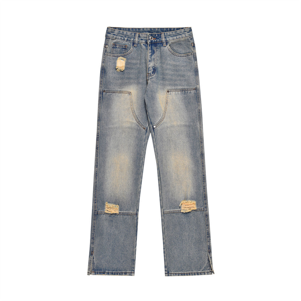 Retro Fashion And Personalized Jeans For Men