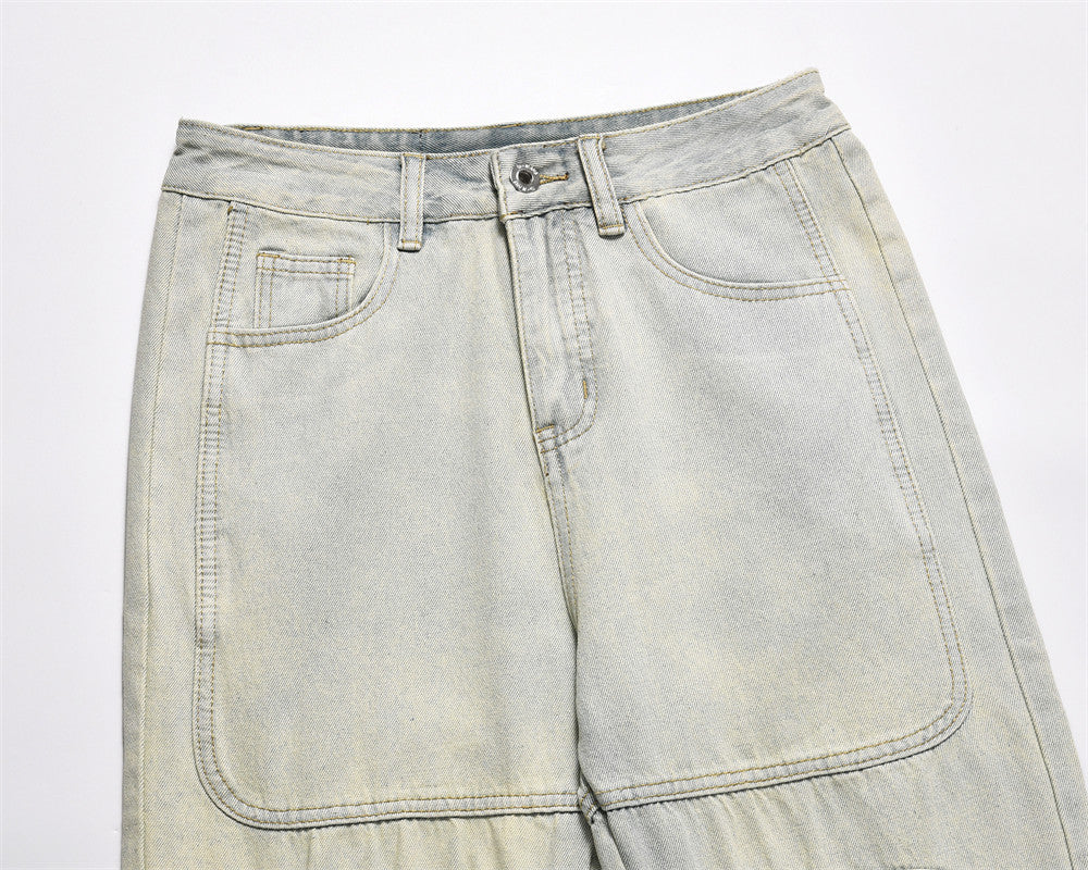 Vintage Yellow Jeans flared