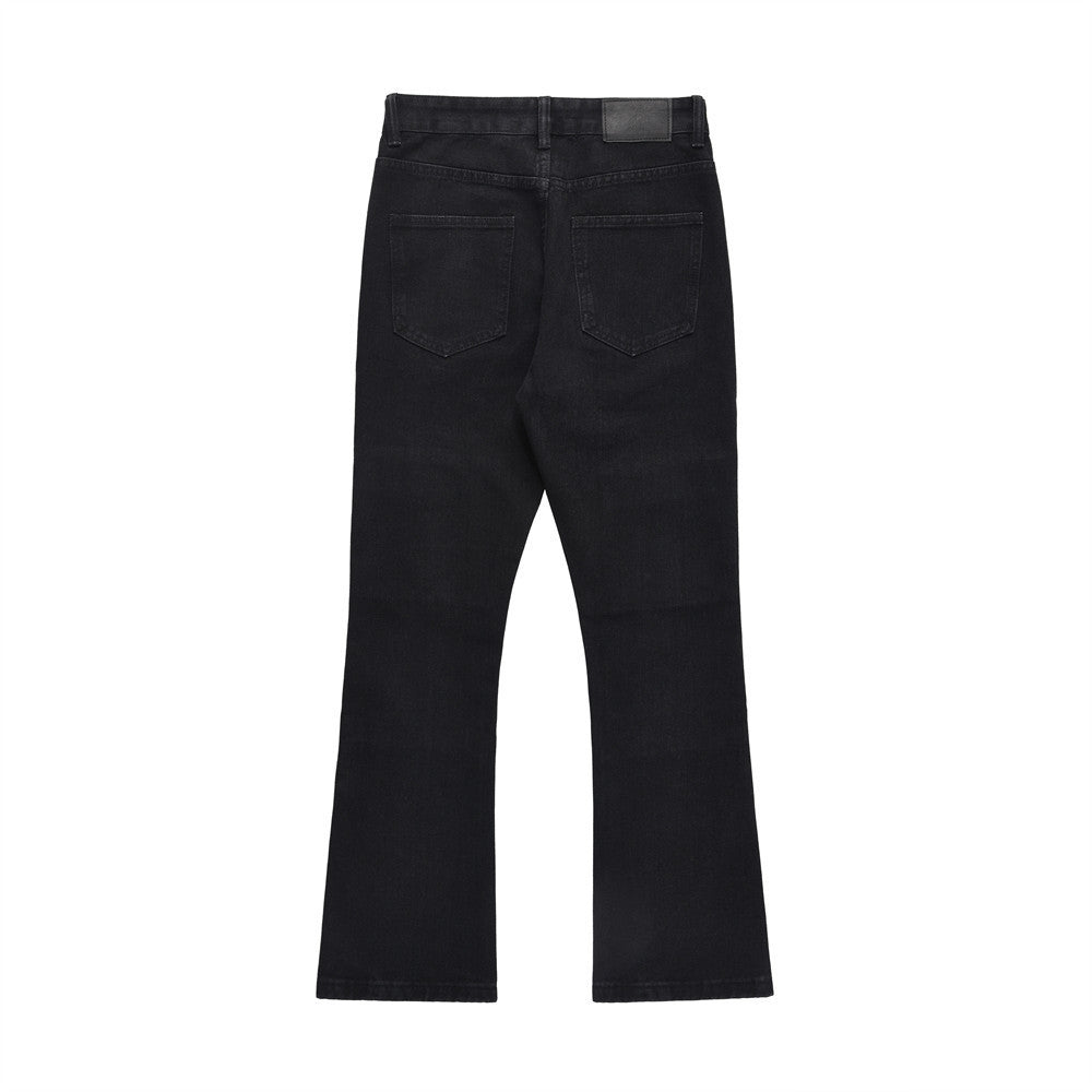 Street  Slightly Flared Denim Trousers
