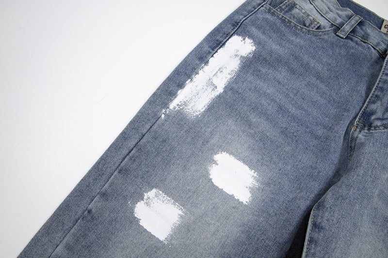 Men's Casual Washed Jeans